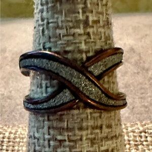 Eternity style fun accent costume jewelry ring Size 6